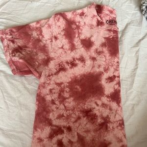 Cropped Tie Dye Shirt